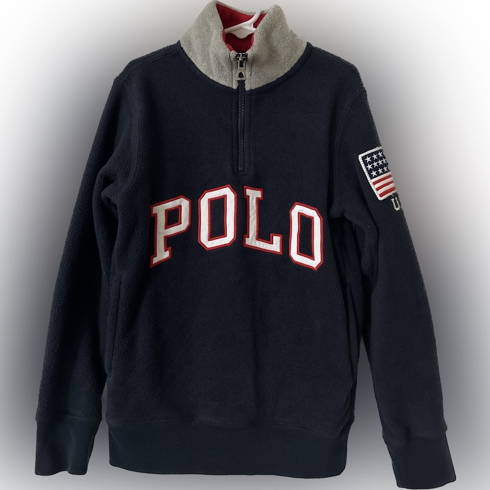 Ralph Lauren Fleece Sweater Size 8